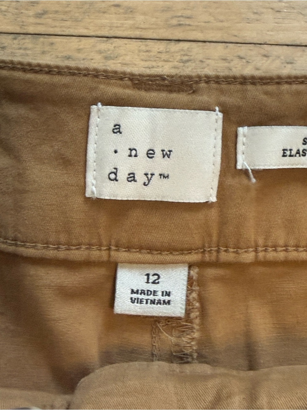 A New Day Women’s Light Brown High Rise Chino Style sz12 Poxkets - Picture 6 of 13